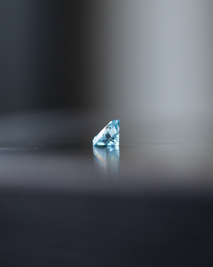 アイスブルーダイヤモンド　ルース　0.1ct