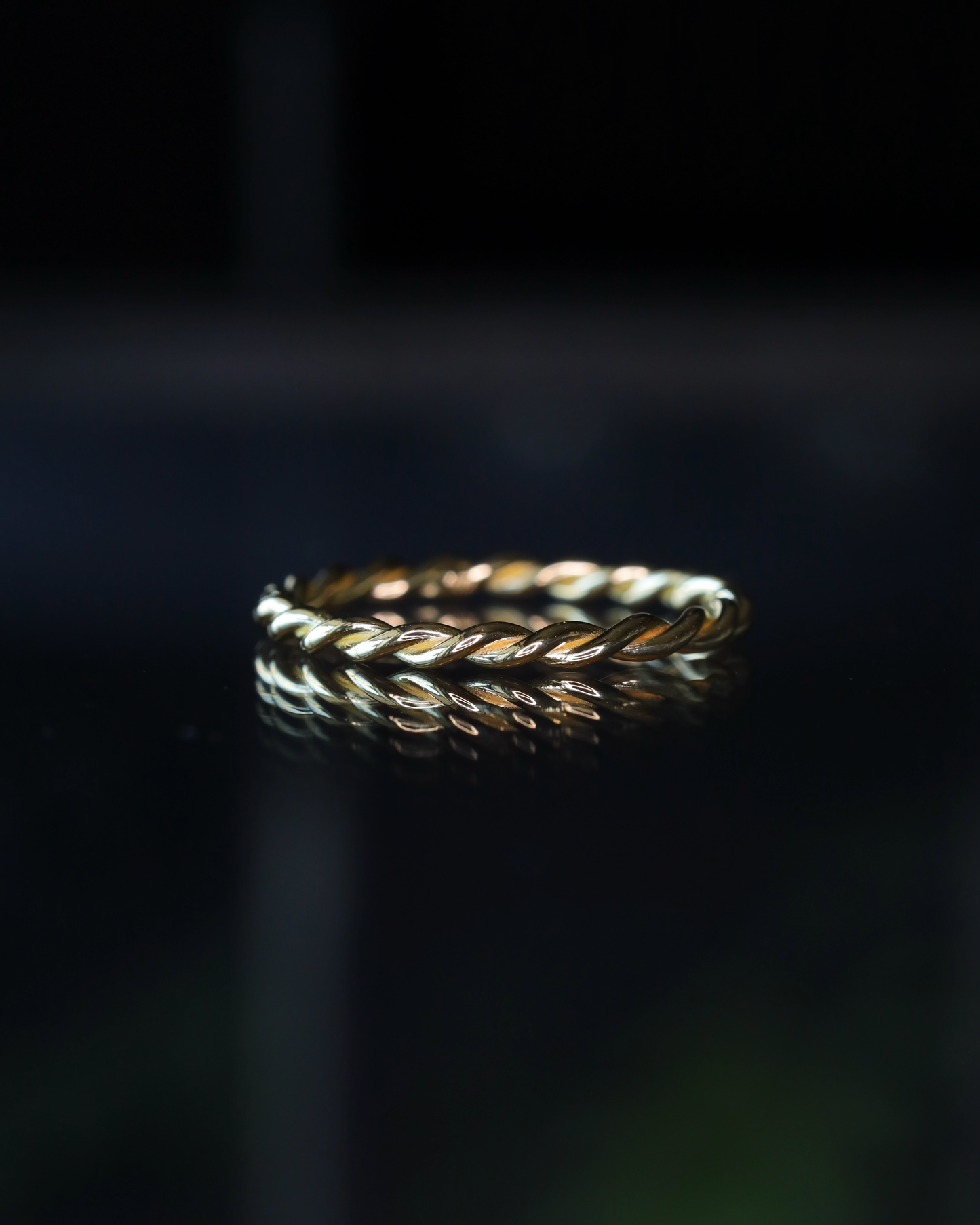 【店主手作り】K18しめ縄リング