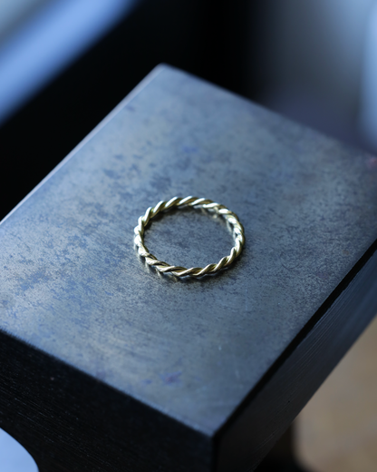 【店主手作り】K18しめ縄リング