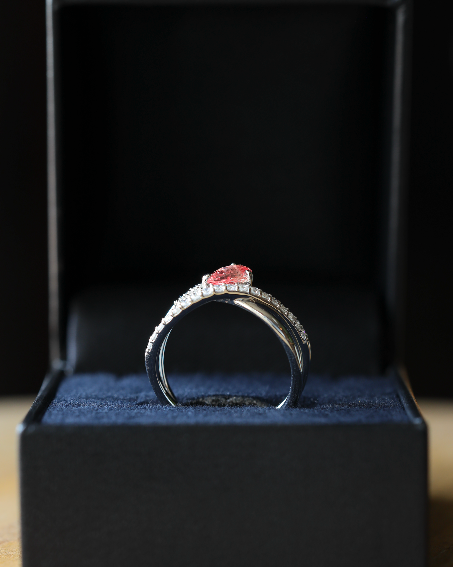 【スペシャル】パパラチアサファイアPtリング