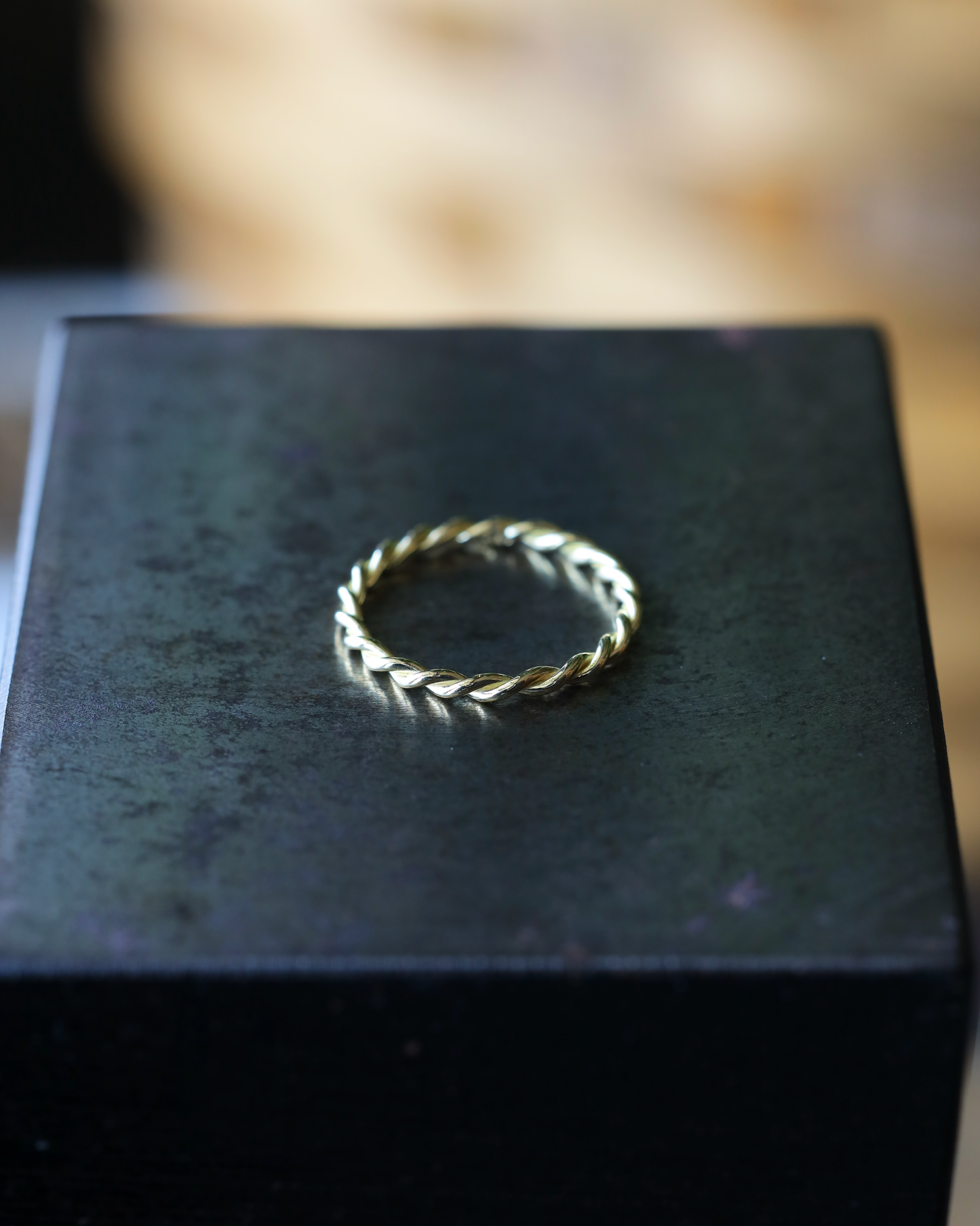 【店主手作り】K18しめ縄リング