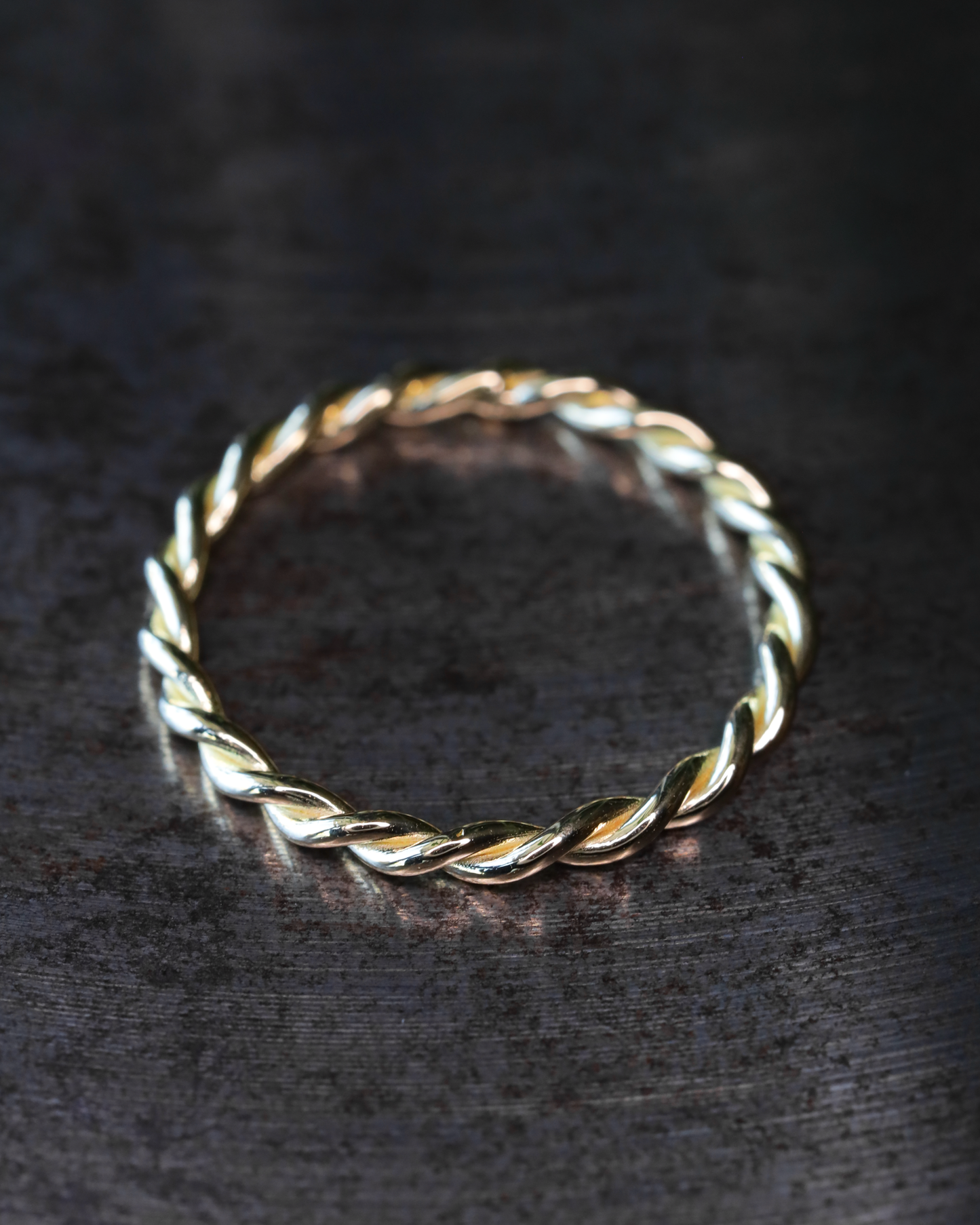 【店主手作り】K18しめ縄リング