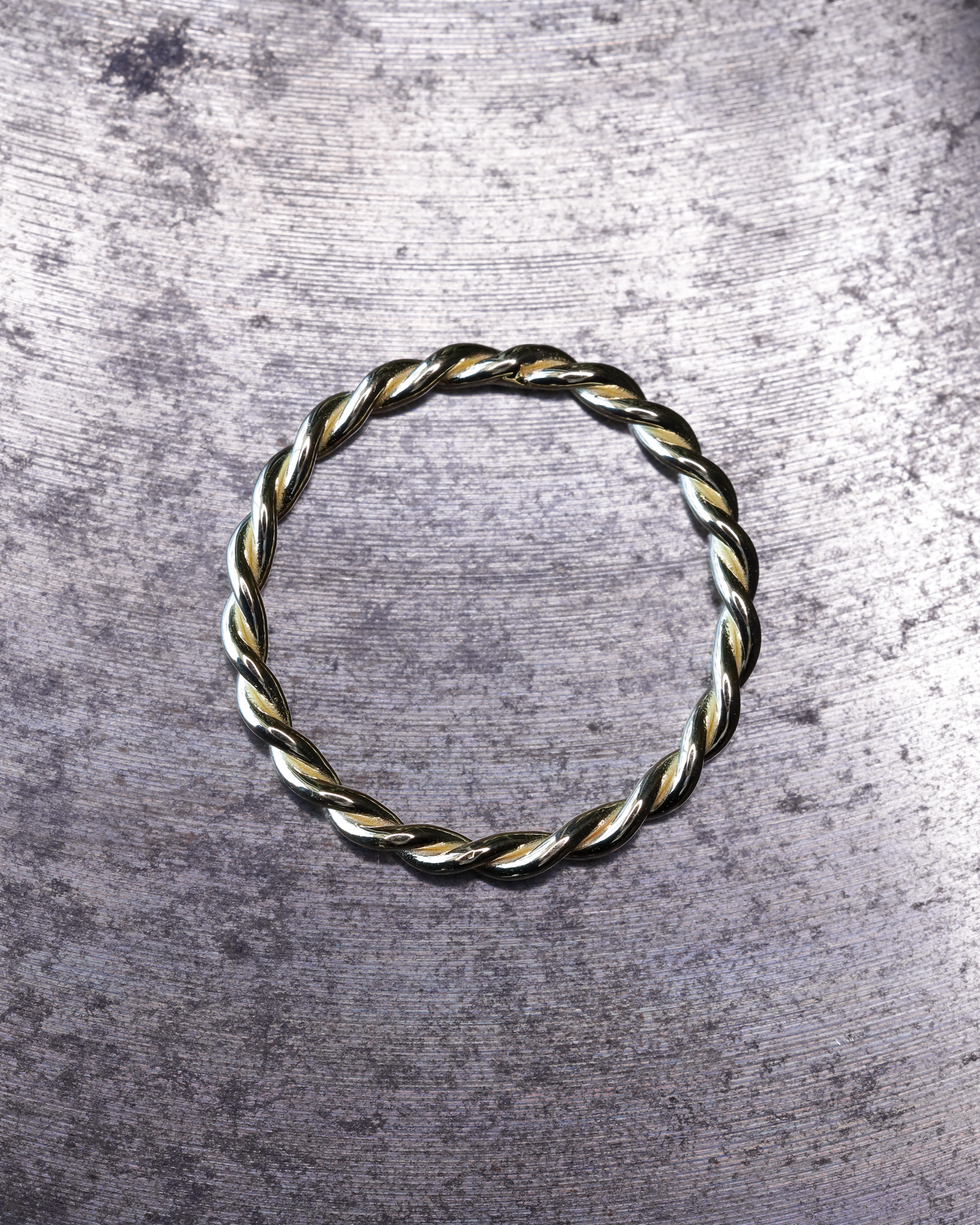 【店主手作り】K18しめ縄リング