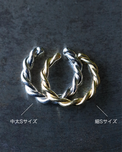 【Pt900】しめ縄イヤーカフ