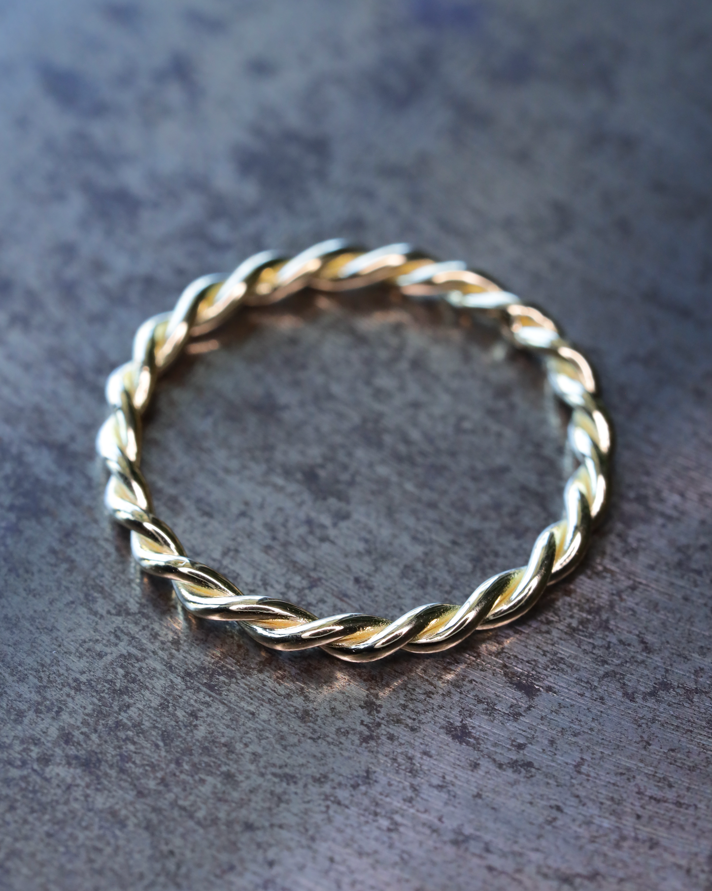 【店主手作り】K18しめ縄リング