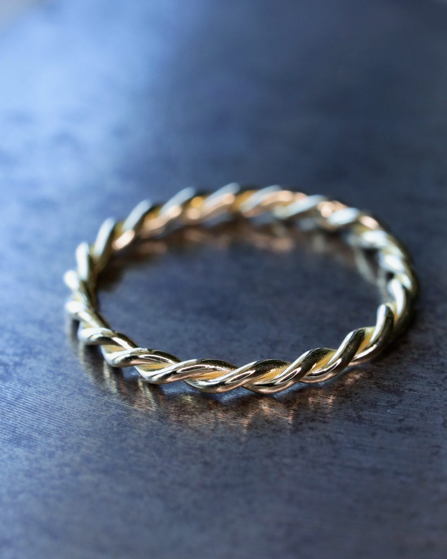 【店主手作り】K18しめ縄リング