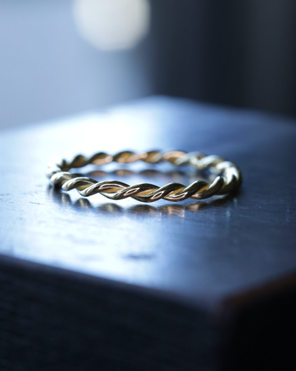 【店主手作り】K18しめ縄リング