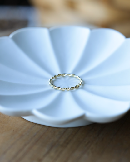 【店主手作り】K18しめ縄リング