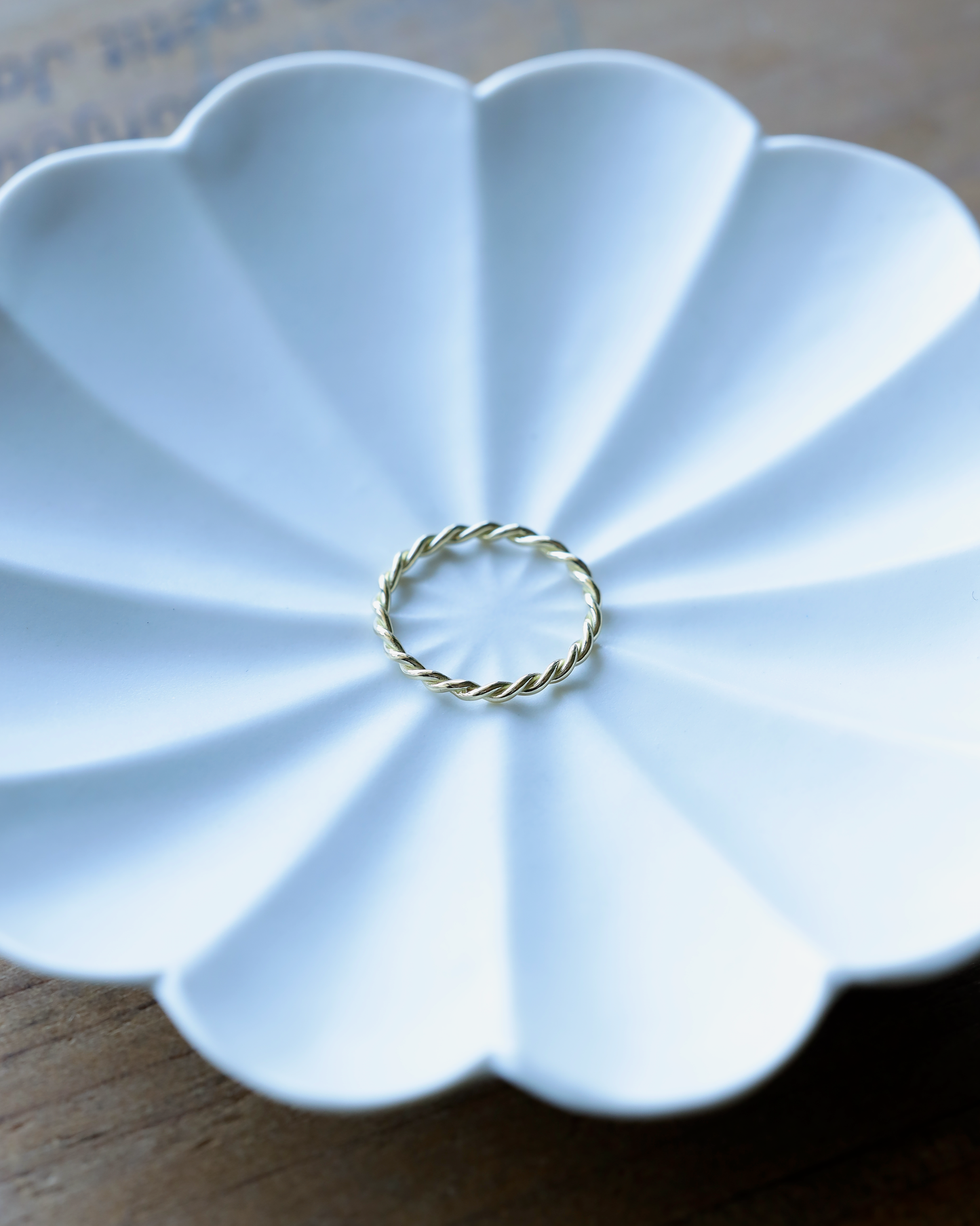 【店主手作り】K18しめ縄リング