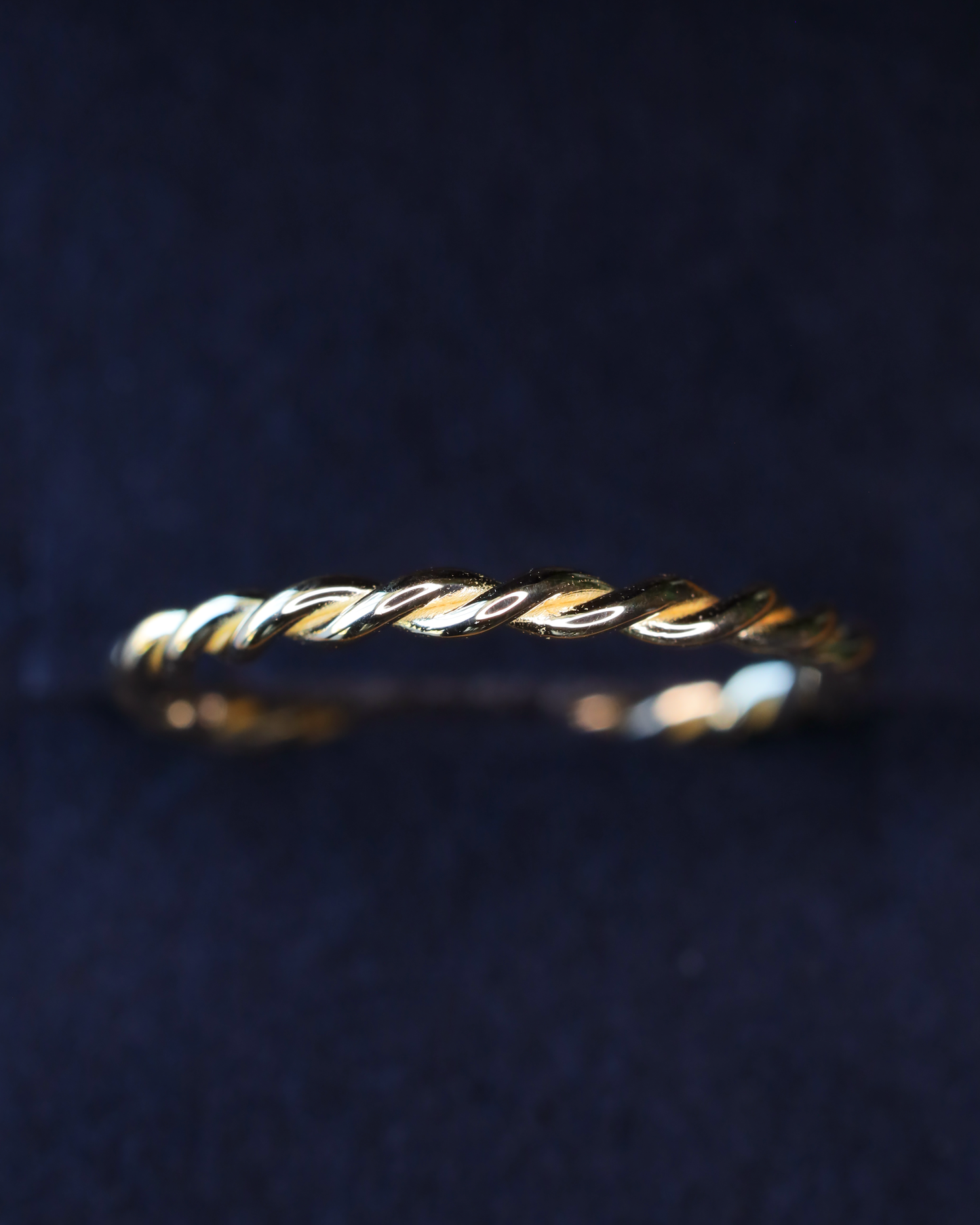 【店主手作り】K18しめ縄リング