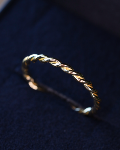 【店主手作り】K18しめ縄リング