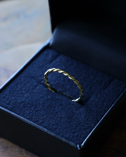 【店主手作り】K18しめ縄リング