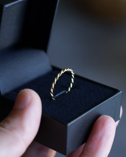 【店主手作り】K18しめ縄リング