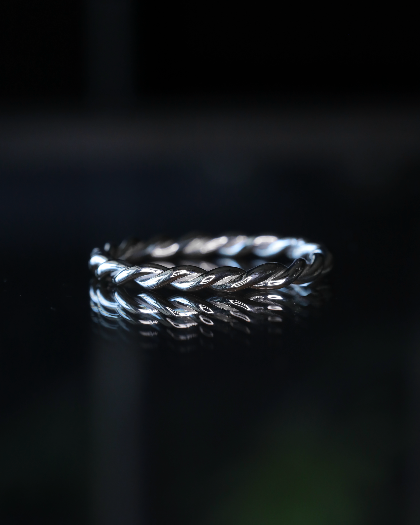 【店主手作り】Pt900しめ縄リング