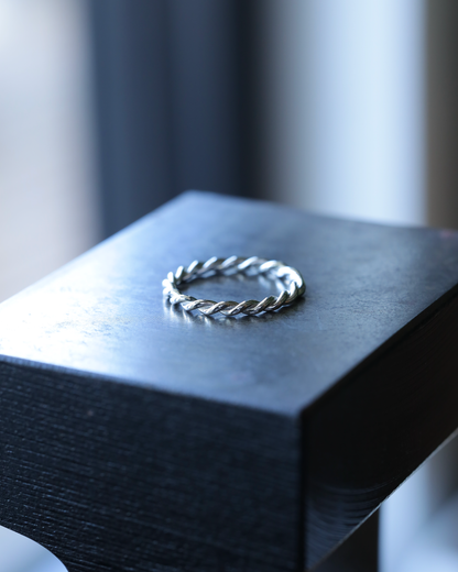 【店主手作り】Pt900しめ縄リング