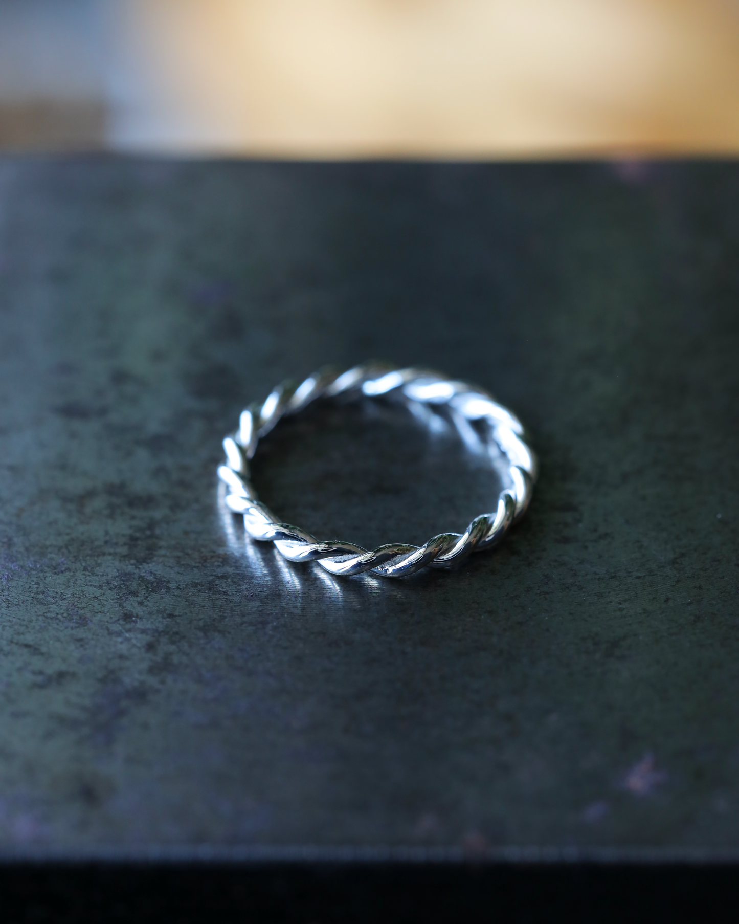 【店主手作り】Pt900しめ縄リング