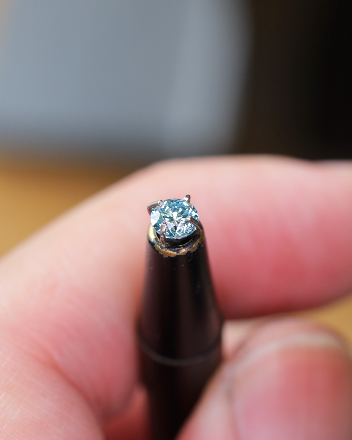 アイスブルーダイヤモンド　ルース　0.2ct