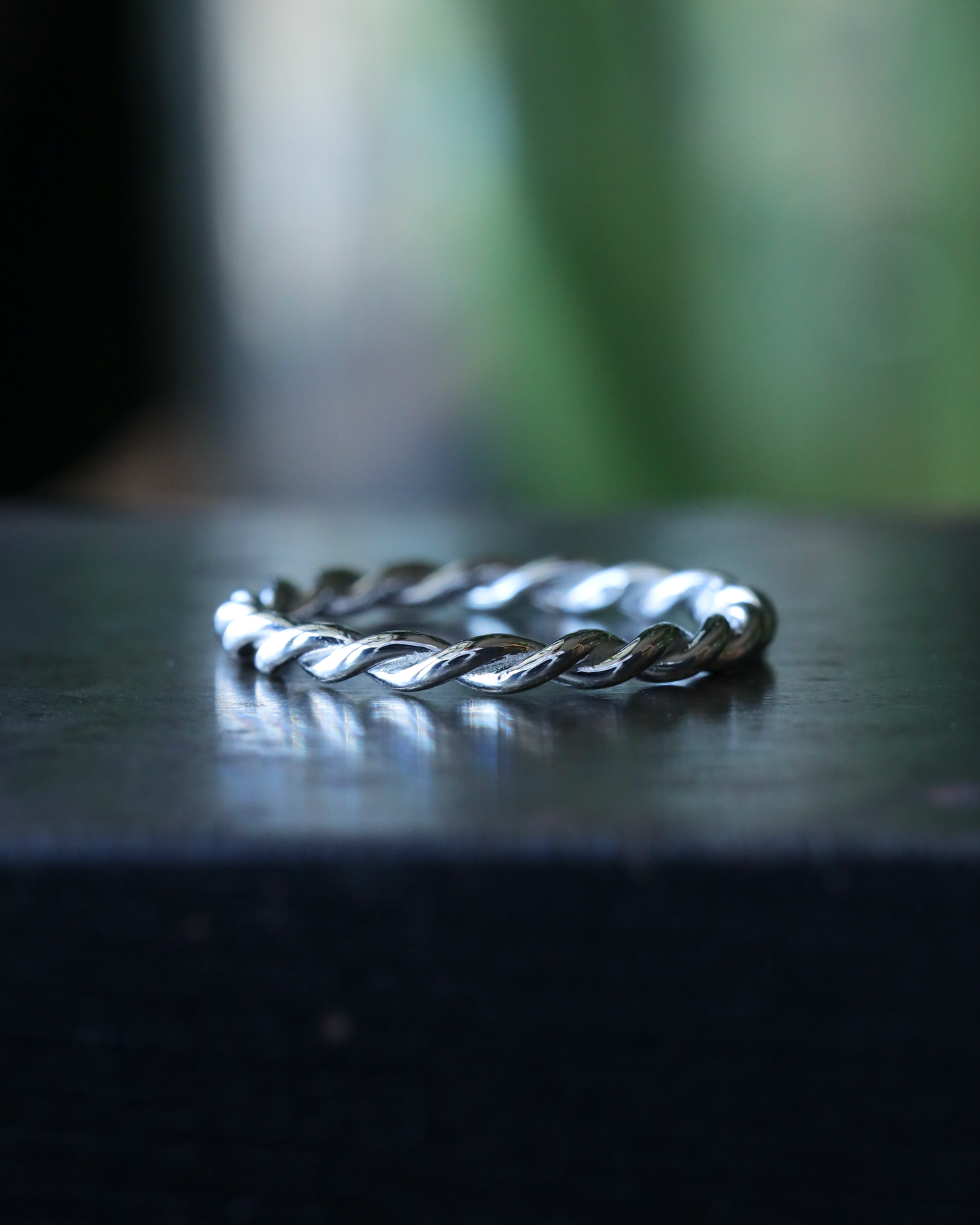 【店主手作り】Pt900しめ縄リング