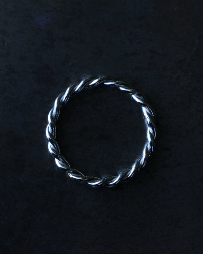 【店主手作り】Pt900しめ縄リング