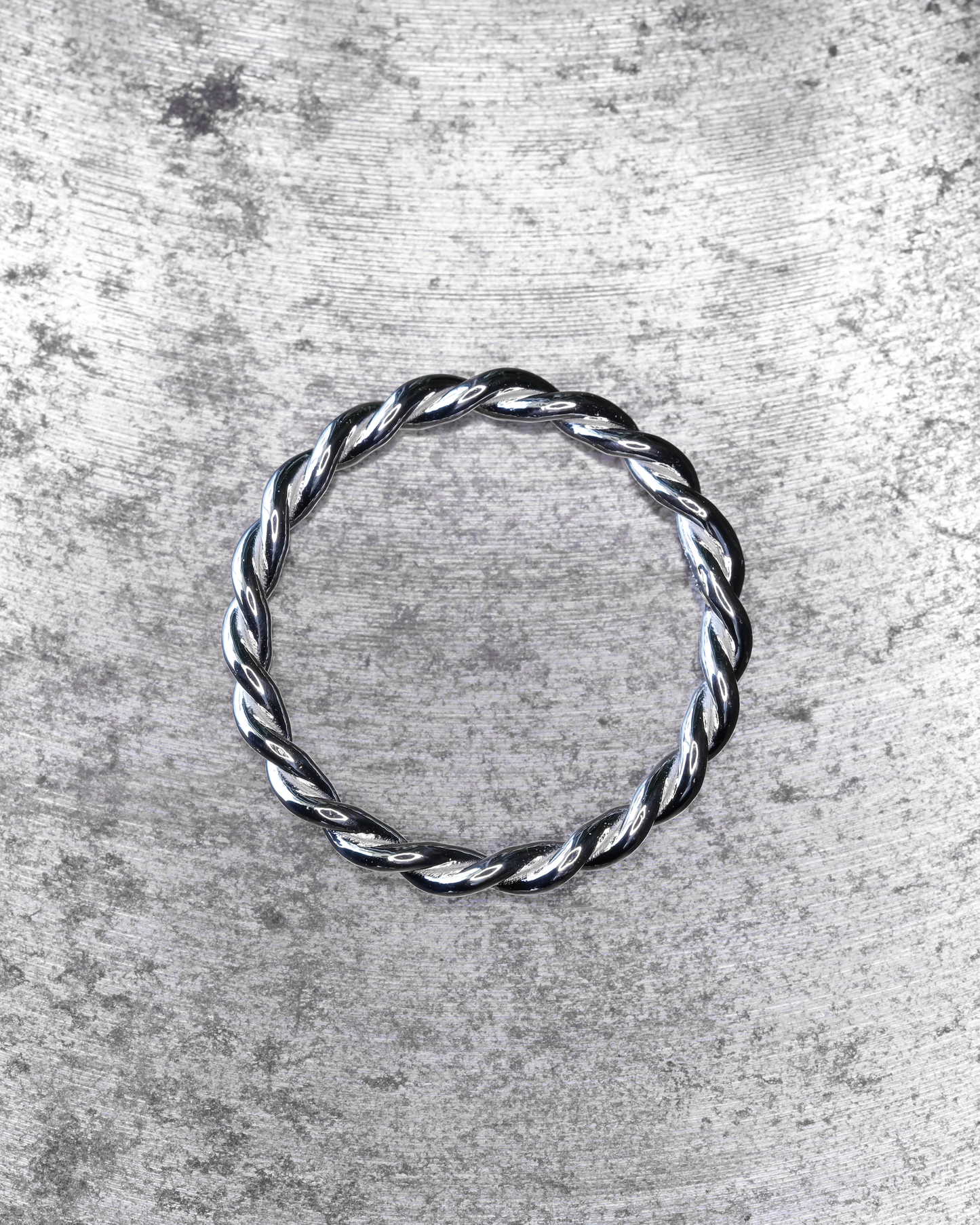 【店主手作り】Pt900しめ縄リング