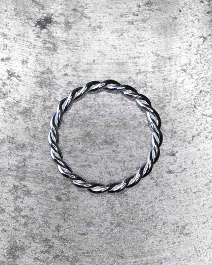 【店主手作り】Pt900しめ縄リング