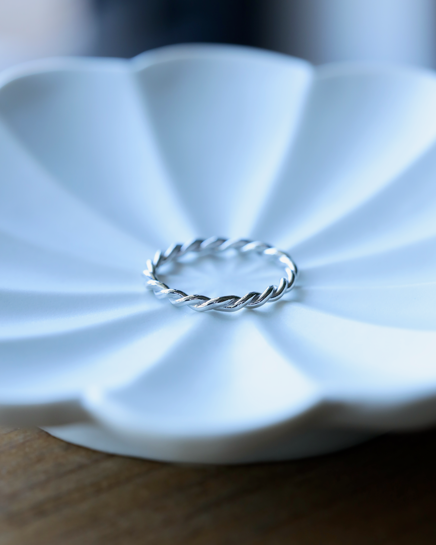 【店主手作り】Pt900しめ縄リング