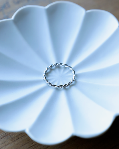 【店主手作り】Pt900しめ縄リング