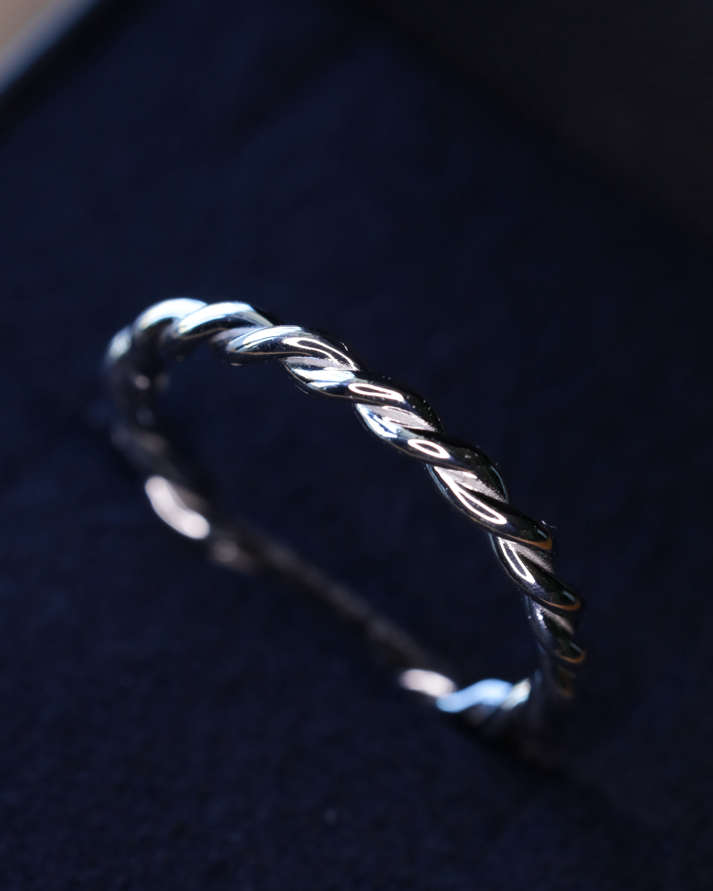 【店主手作り】Pt900しめ縄リング