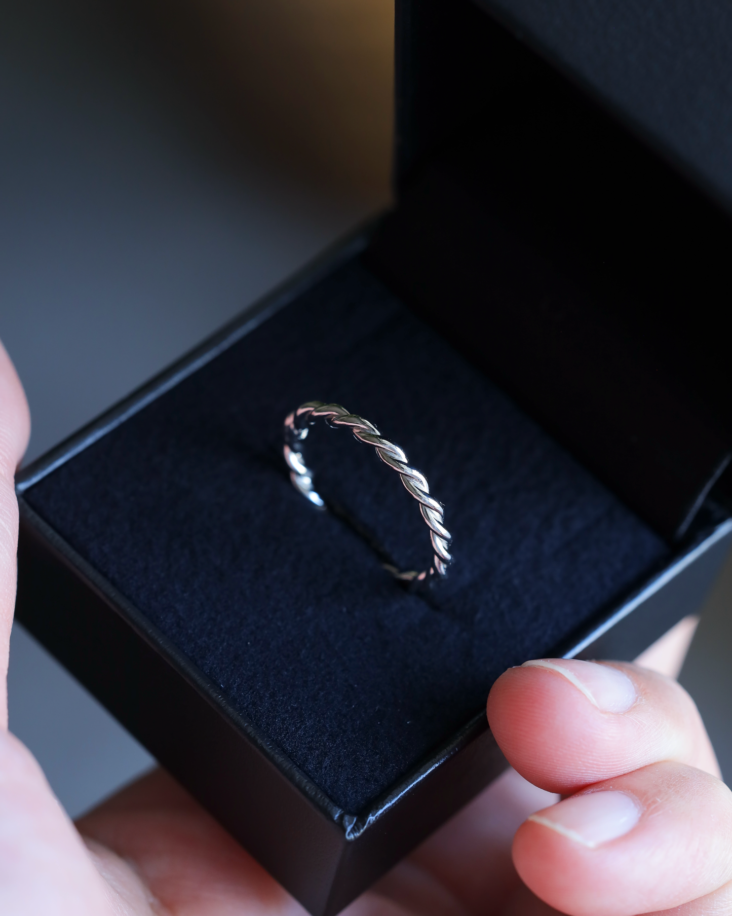 【店主手作り】Pt900しめ縄リング