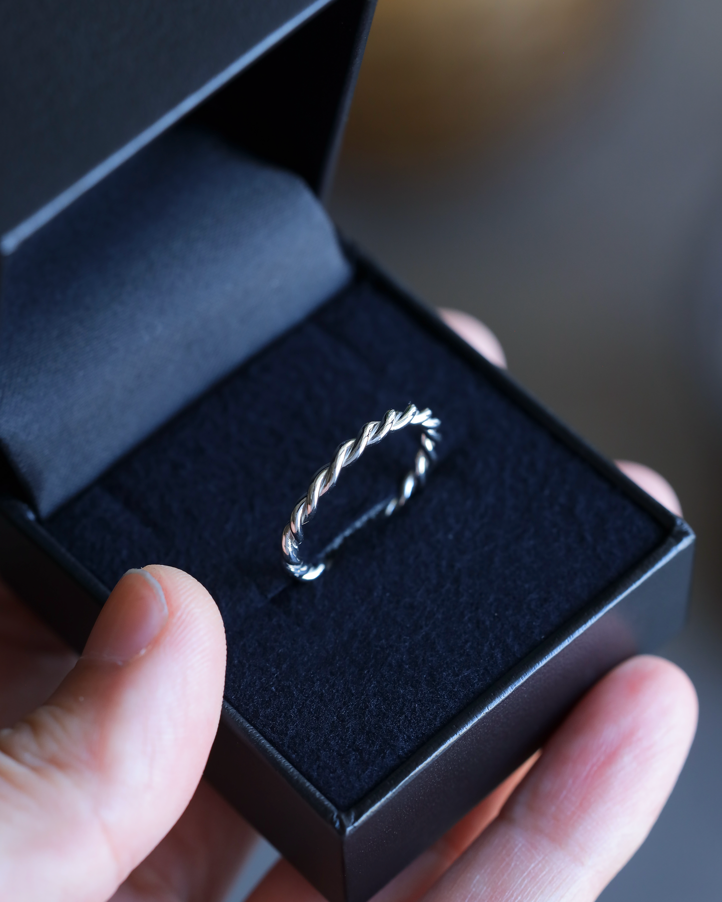 【店主手作り】Pt900しめ縄リング