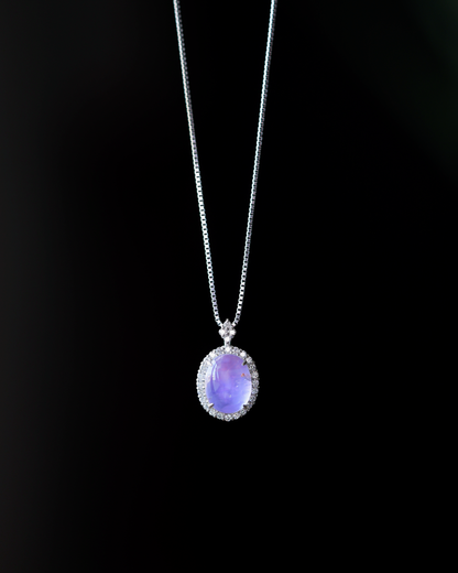 【スペシャル】パープルスターサファイアPtペンダント
