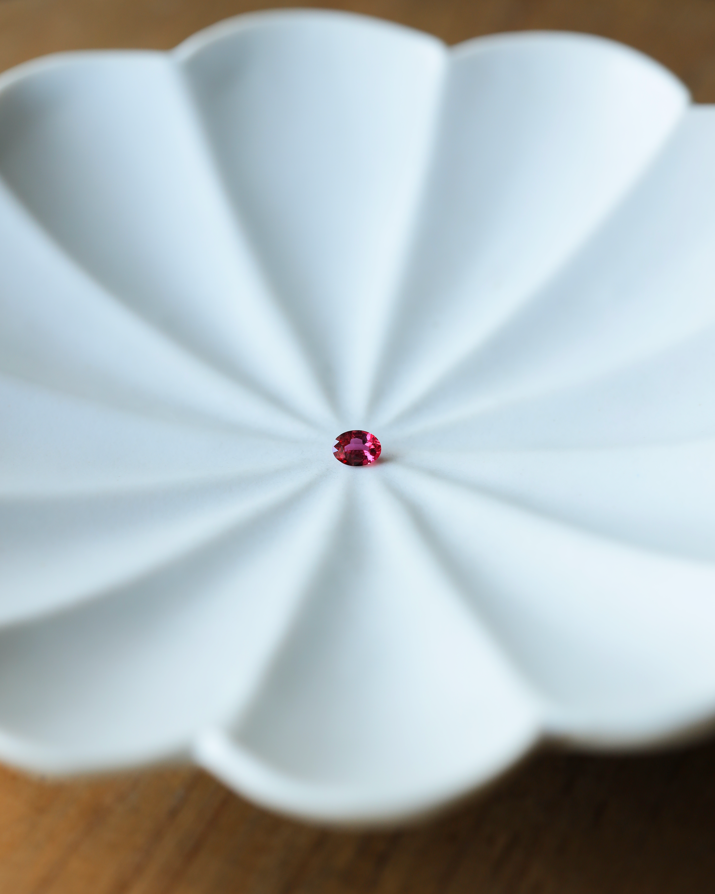 非加熱ピジョンブラッドルビー　ルース　0.23ct