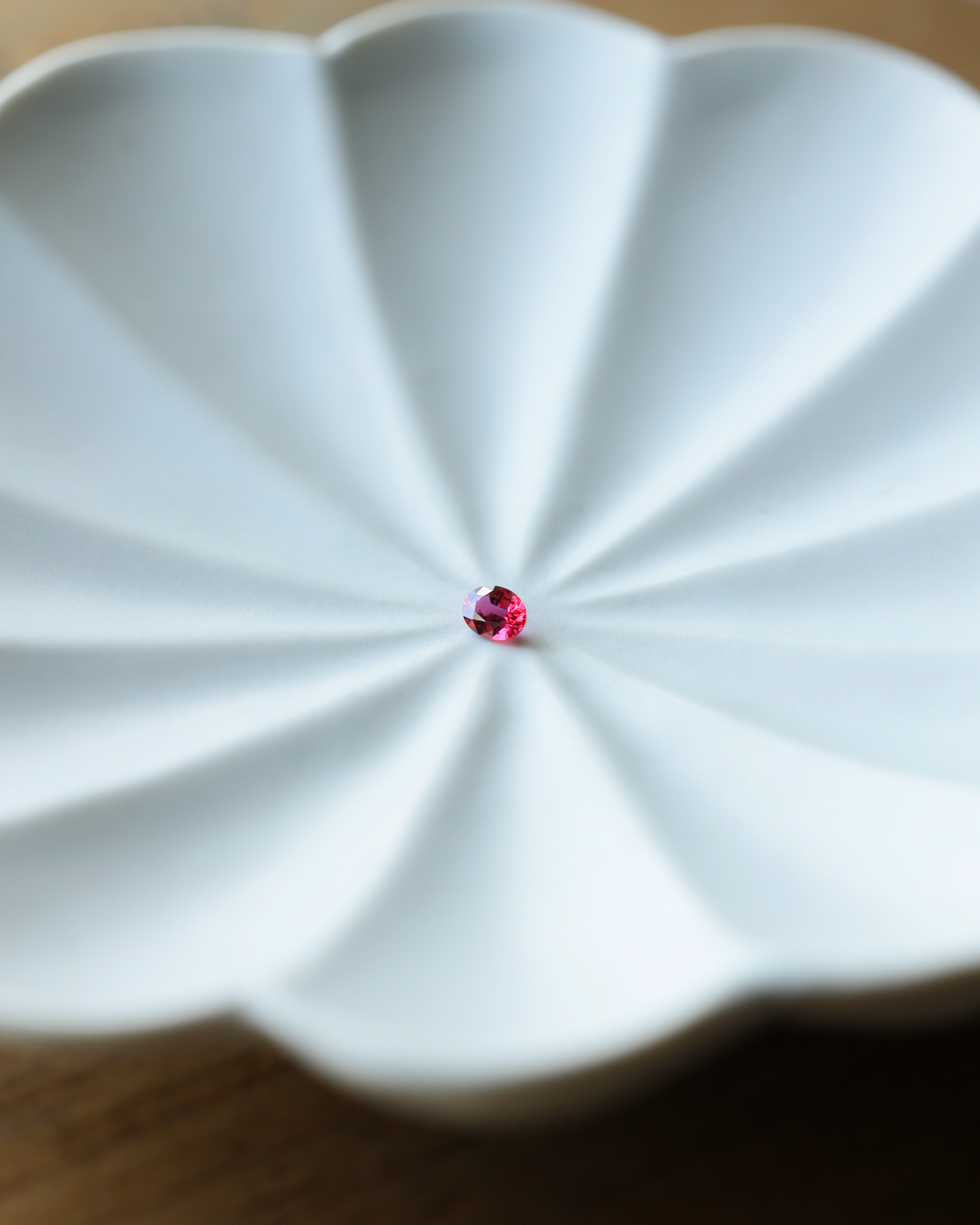 非加熱ピジョンブラッドルビー　ルース　0.23ct