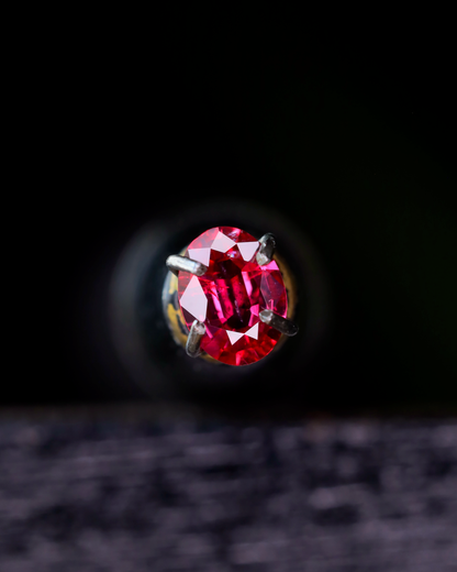 非加熱ピジョンブラッドルビー　ルース　0.23ct