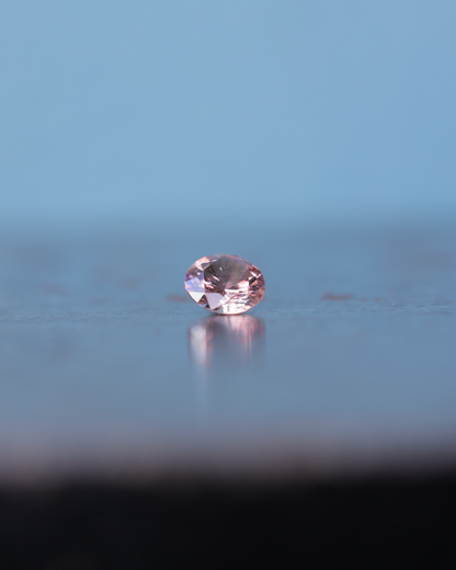 パパラチアサファイア　ルース　0.341ct