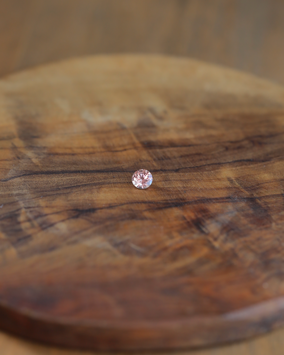 パパラチアサファイア　ルース　0.341ct