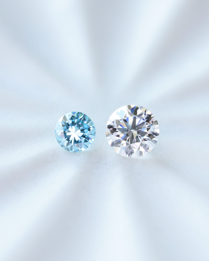 アイスブルーダイヤモンド　ルース　0.1ct