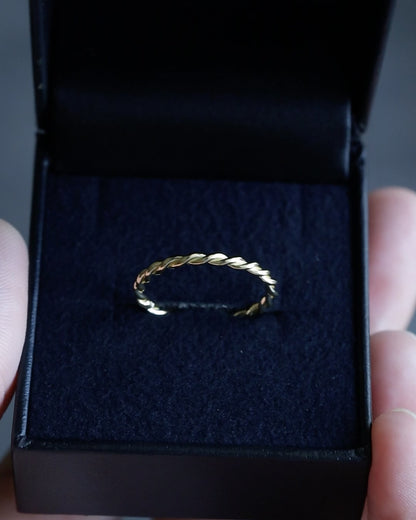 【店主手作り】K18しめ縄リング