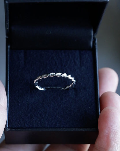 【店主手作り】Pt900しめ縄リング