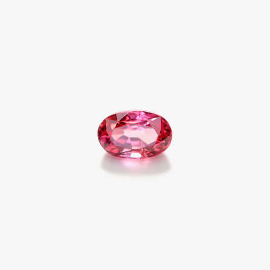 パパラチアサファイア　ルース　0.77ct　鑑別書付き